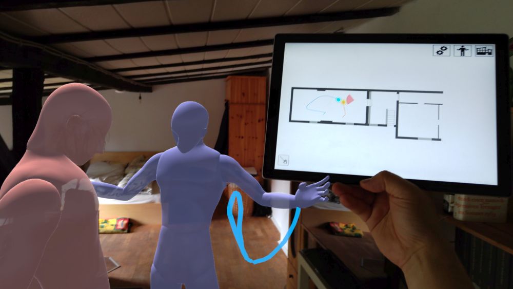 Vorschau für das Forschungsprojekt: AvatAR: An Immersive Analysis Environment for Human Motion Data Combining Interactive 3D Avatars and Trajectories