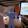 AvatAR: An Immersive Analysis Environment for Human Motion Data Combining Interactive 3D Avatars and Trajectories