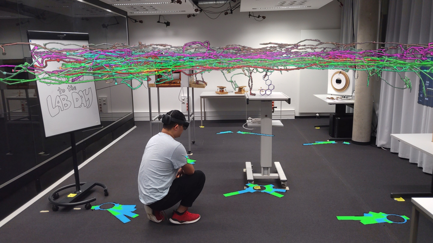 Vorschau für das Forschungsprojekt: PEARL: Physical Environment based Augmented Reality Lenses for In-Situ Human Movement Analysis