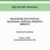 Mixed Reality User Interfaces: Specification, Authoring, Adaptation