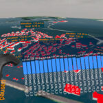FloodVis: Visualization of Climate Ensemble Flood Projections in Virtual Reality