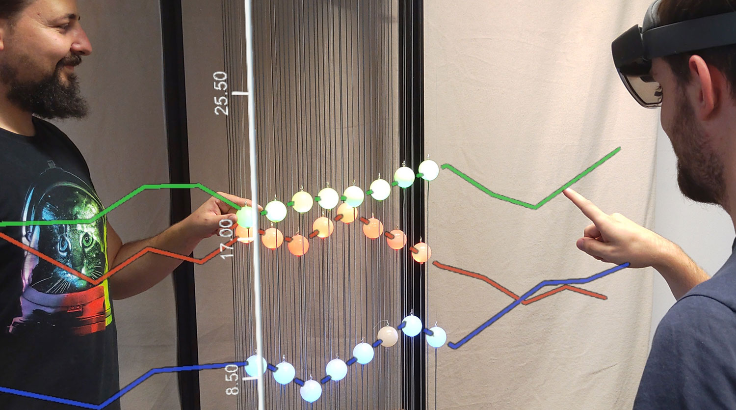 Preview for research project: Augmented Dynamic Data Physicalization