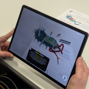 BacteriaZoom - Connecting Digital Learning Material with Physical Worksheets through Handheld AR