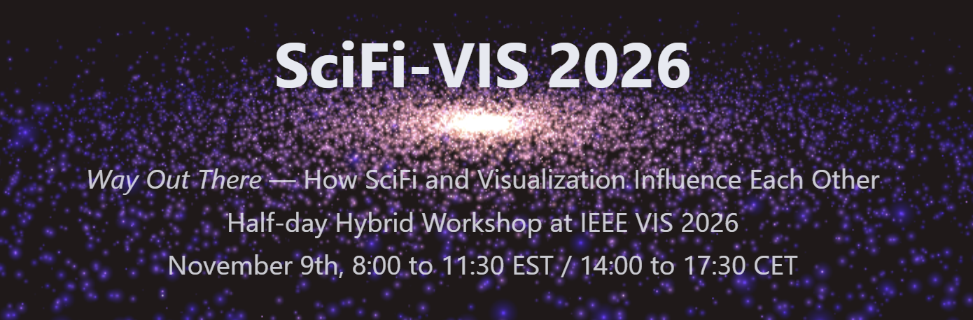 Banner: SciFi-VIS Workshop @ IEEE VIS 2026